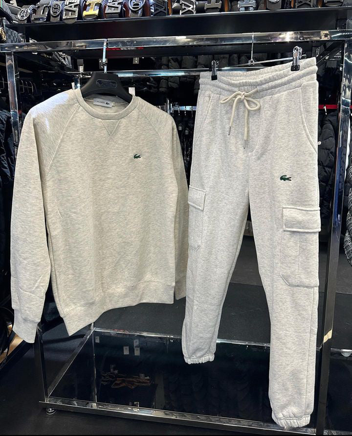 LACOSTE ΣΕΤ - ΓΚΡΙ