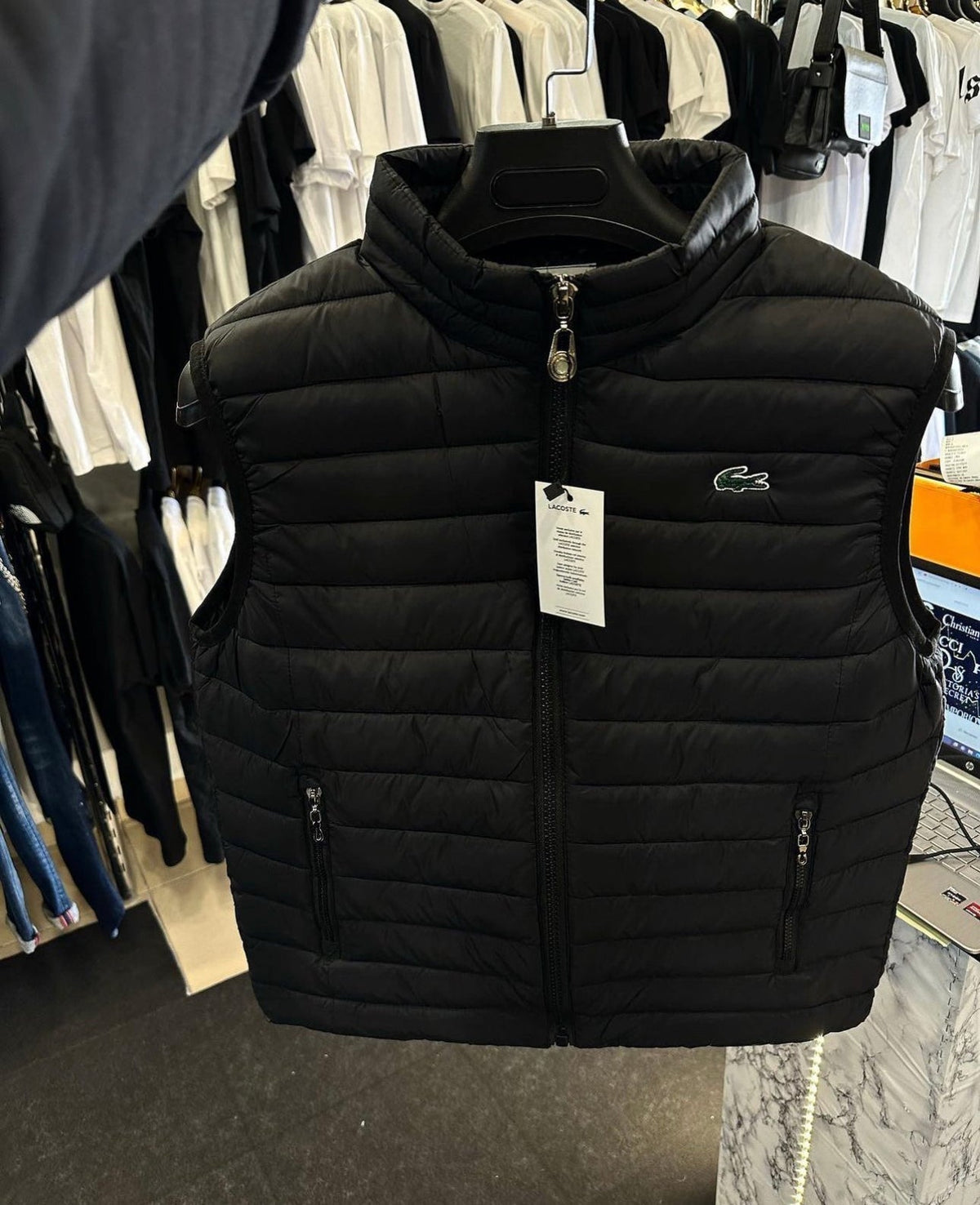 Lacoste Αμάνικο Μπουφάν 2024
